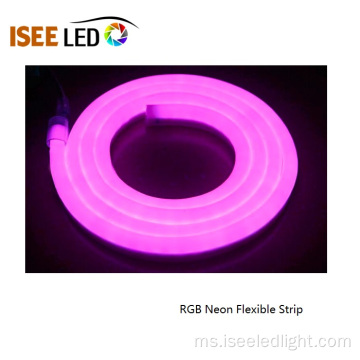 Kalis air SMD5050 LED RGB Neon Flex untuk luaran